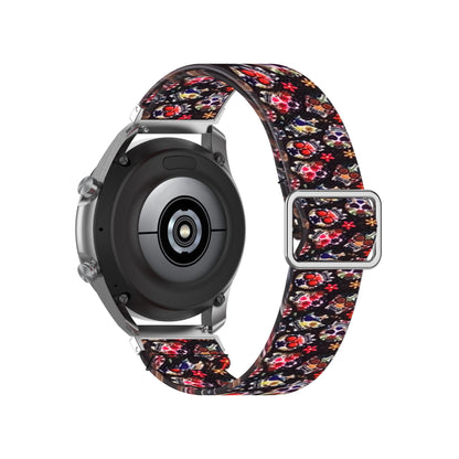 Pattern Printed Adjustable Nylon Smart Watch Replacement Strap Watchband 22mm for Samsung Galaxy Watch 46mm/Watch3 45mm