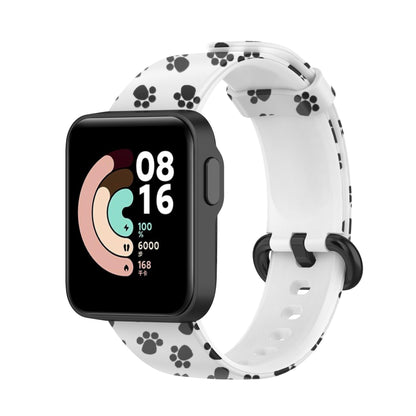 Pattern Printed Watchband Silicone Adjustable Smart Watch Strap for Xiaomi Redmi Watch / Mi Watch Lite