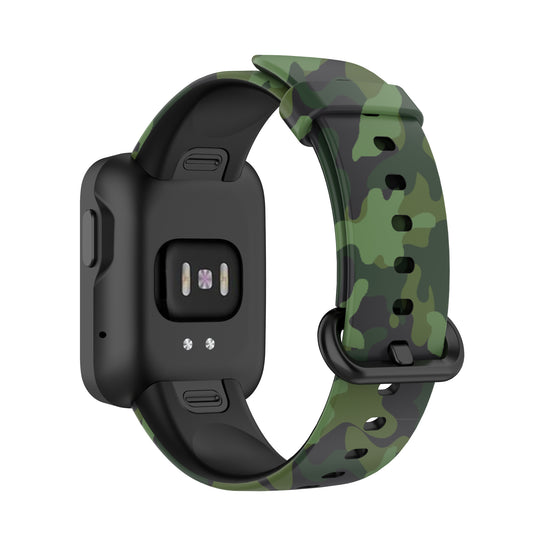 Pattern Printed Watchband Silicone Adjustable Smart Watch Strap for Xiaomi Redmi Watch / Mi Watch Lite