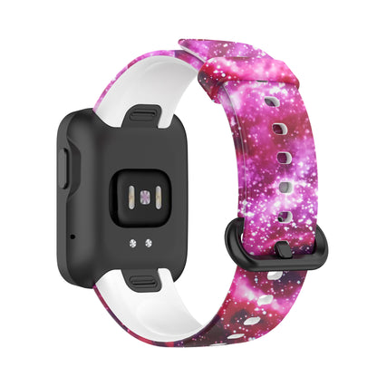 Pattern Printed Watchband Silicone Adjustable Smart Watch Strap for Xiaomi Redmi Watch / Mi Watch Lite