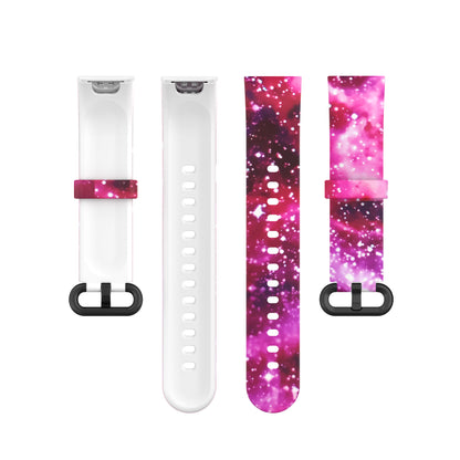 Pattern Printed Watchband Silicone Adjustable Smart Watch Strap for Xiaomi Redmi Watch / Mi Watch Lite