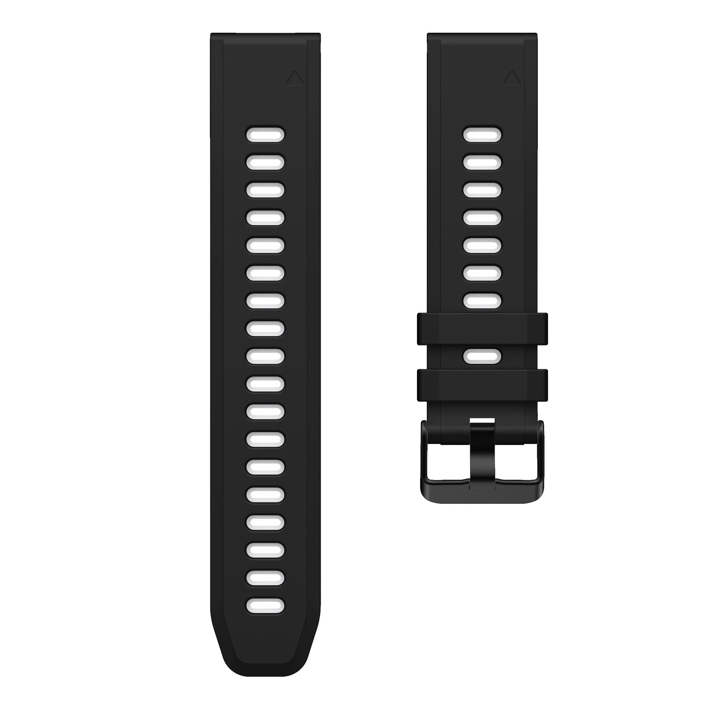 Dual Color Quick Release Silicone Replacement Watchband Bracelet Strap for Garmin Fenix 7X/6X Sapphire GPS/6X Pro/6X GPS/5X GPS/5X Plus