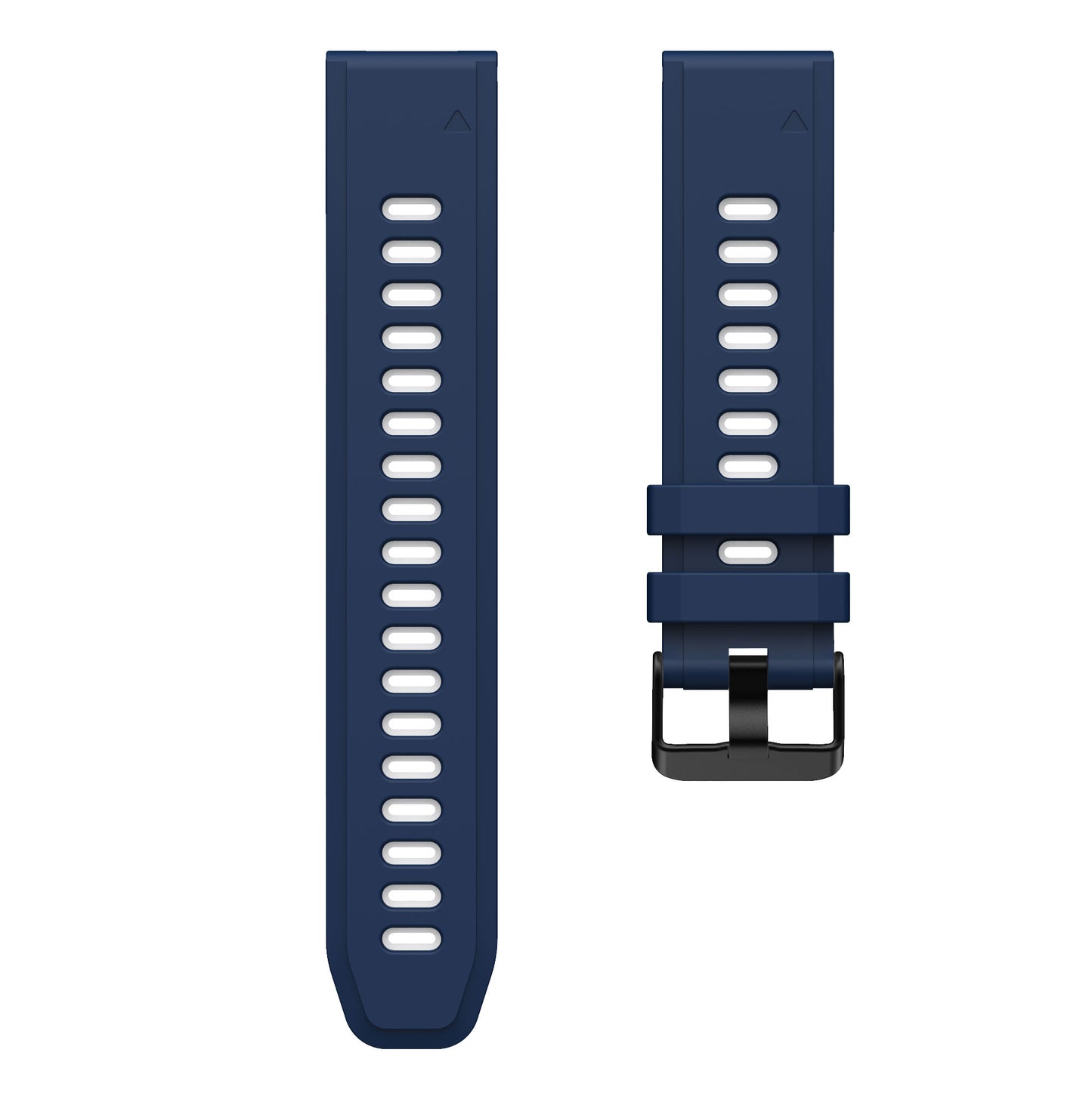 Dual Color Quick Release Silicone Replacement Watchband Bracelet Strap for Garmin Fenix 7X/6X Sapphire GPS/6X Pro/6X GPS/5X GPS/5X Plus