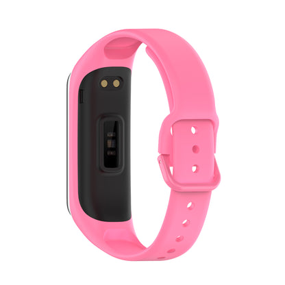 Bi-color Silicone Watch Band Replacement Strap for Samsung Galaxy Fit 2/SM-R220