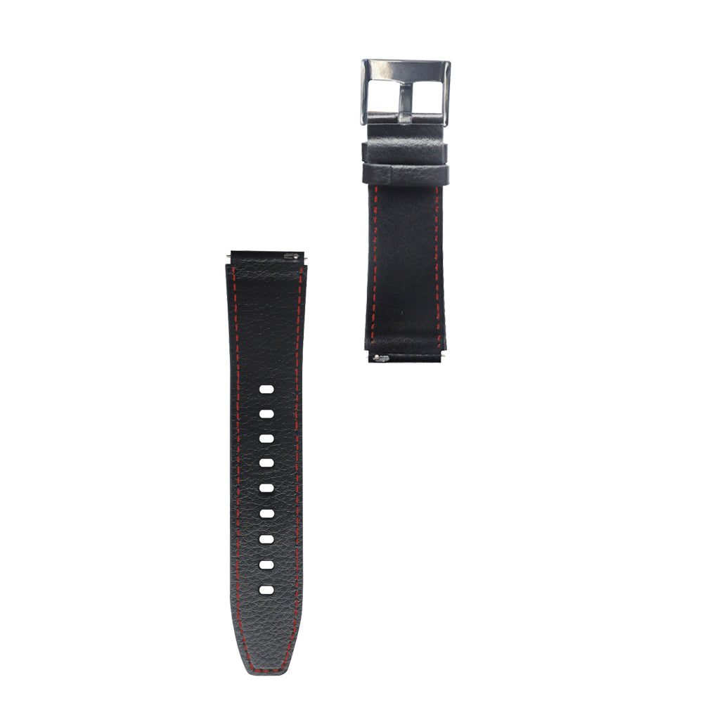 22mm Leather Smart Watch Band Replacement Adjustable Watch Strap for Huawei Watch GT 2 46mm/GT 2 Pro