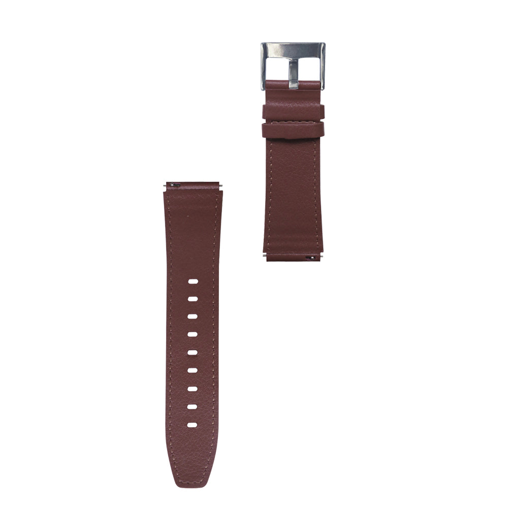 22mm Leather Smart Watch Band Replacement Adjustable Watch Strap for Huawei Watch GT 2 46mm/GT 2 Pro