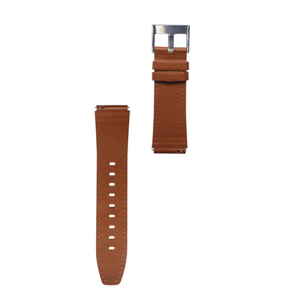 22mm Leather Smart Watch Band Replacement Adjustable Watch Strap for Huawei Watch GT 2 46mm/GT 2 Pro