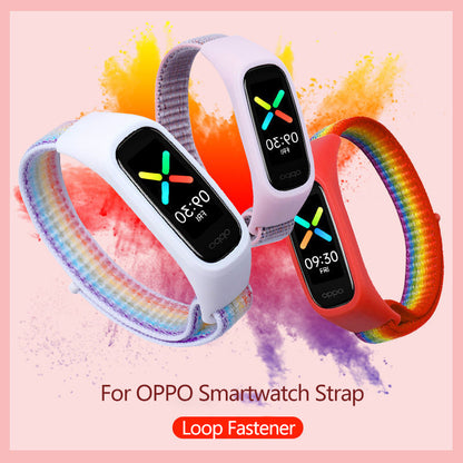 Nylon Watchband Adjustable Smart Watch Strap for OPPO Band Style/EVA Limited Edition