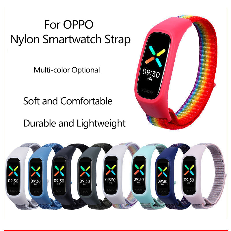 Nylon Watchband Adjustable Smart Watch Strap for OPPO Band Style/EVA Limited Edition