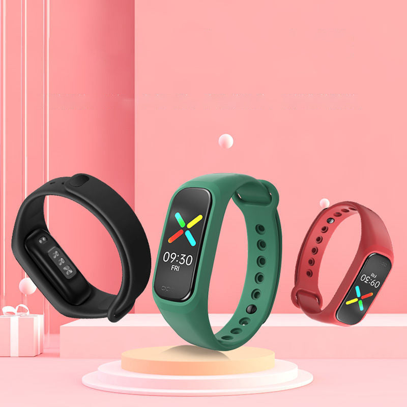 Replacement Soft Silicone Watchband Adjustable Smart Watch Strap for OPPO Band Style/EVA Limited Edition