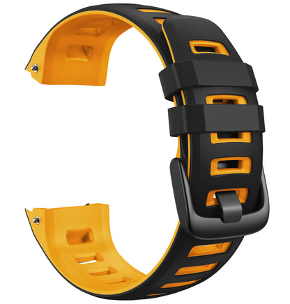 Bi-color Soft Silicone Watchband Replacement Bracelet Strap for Garmin Instinct / Instinct Esports