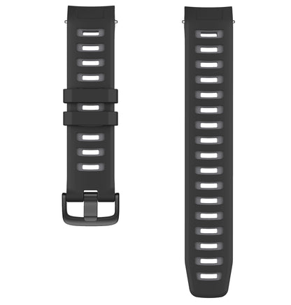 Bi-color Soft Silicone Watchband Replacement Bracelet Strap for Garmin Instinct / Instinct Esports