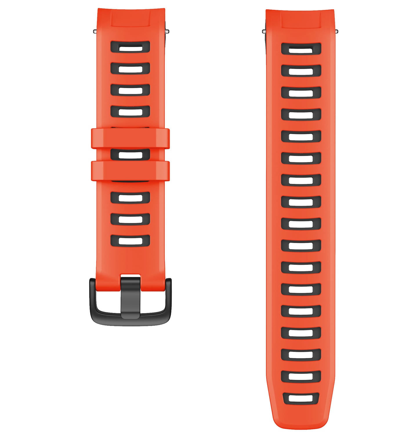 Bi-color Soft Silicone Watchband Replacement Bracelet Strap for Garmin Instinct / Instinct Esports