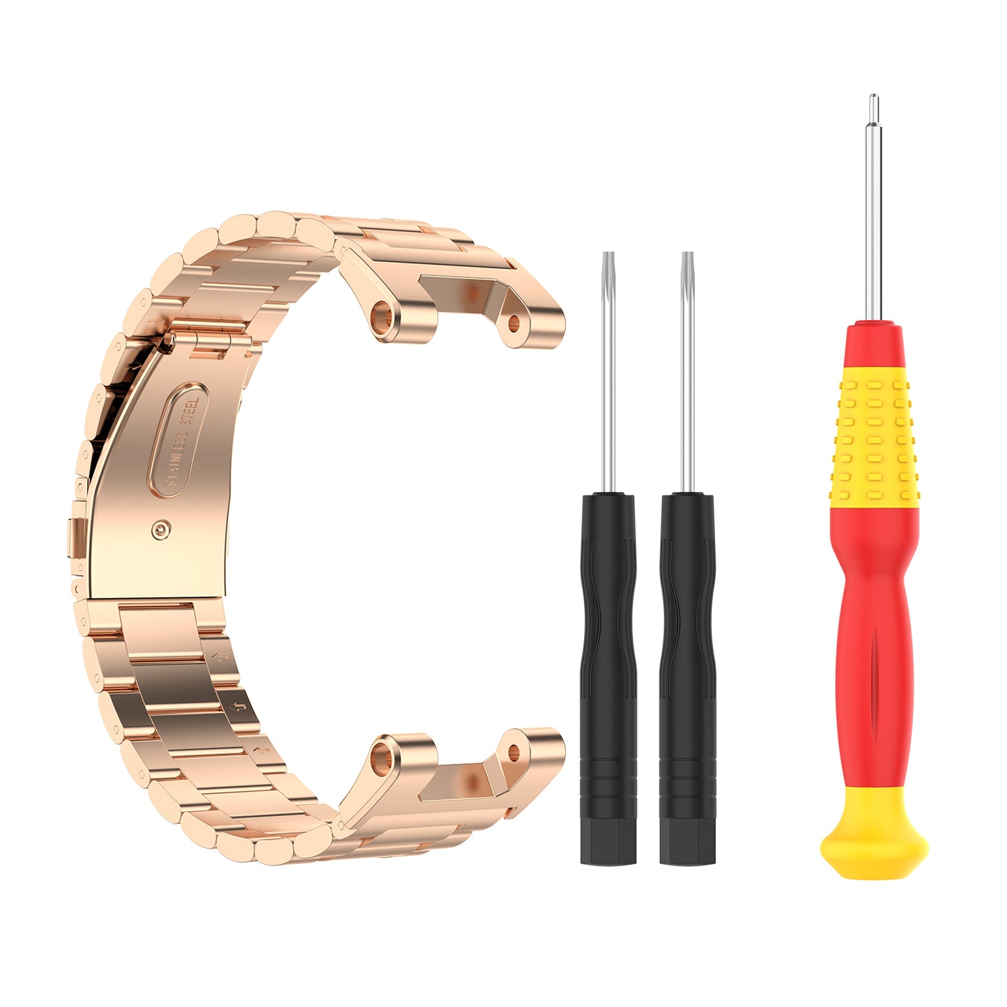 Replacement Stainless Steel Smart Watch Strap Band for Huami Amazfit T-Rex Pro/Amazfit T-Rex