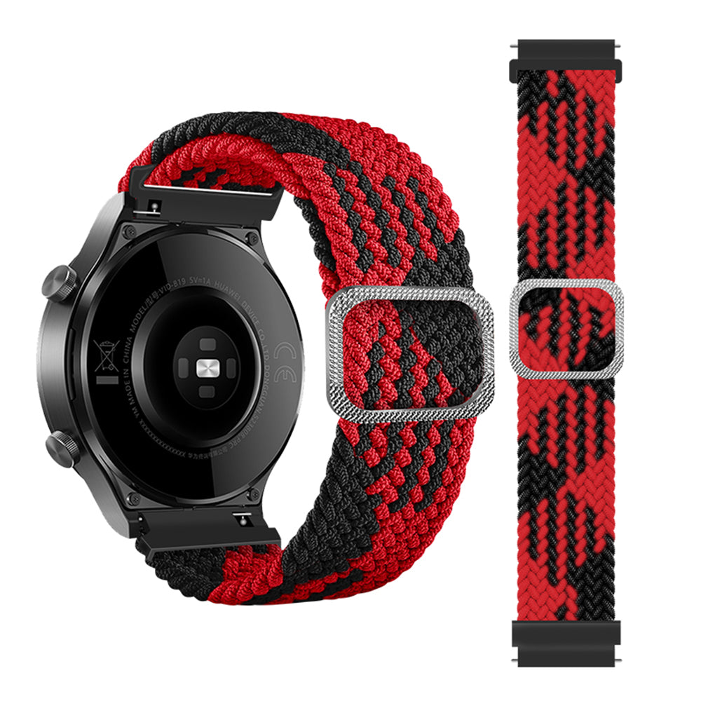 20mm Braided Rope Adjustable Watchband Replacement for Samsung Galaxy Watch Active/Active2 40mm/Watch 42mm