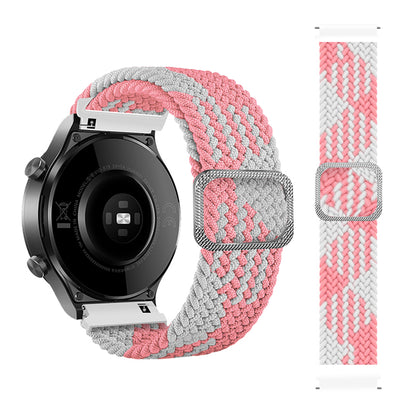 20mm Braided Rope Adjustable Watchband Replacement for Samsung Galaxy Watch Active/Active2 40mm/Watch 42mm