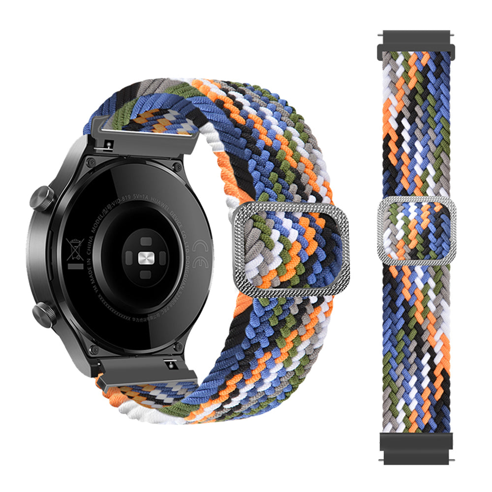 22mm Braided Rope Adjustable Watchband Replacement for Samsung Gear S3 Classic/S3 Frontier/Galaxy Watch 46mm