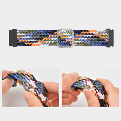 22mm Braided Rope Adjustable Watchband Replacement for Samsung Gear S3 Classic/S3 Frontier/Galaxy Watch 46mm