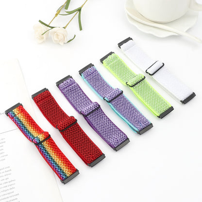 Adjustable Nylon Wave Pattern Smart Watchband Wrist Strap Belt for Fitbit Versa 3/Versa Sense