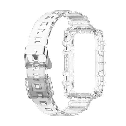 Transparent TPU Integrated Smart Watch Band Wrist Strap Frame for Huawei Watch Fit / Fit 2 / Fit New, One Size