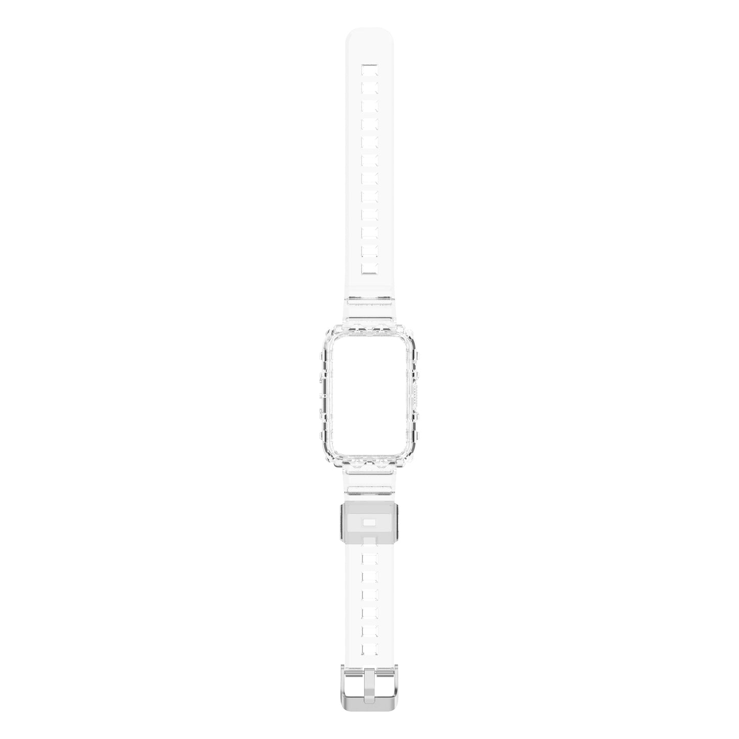 Transparent TPU Integrated Smart Watch Band Wrist Strap Frame for Huawei Watch Fit / Fit 2 / Fit New, One Size