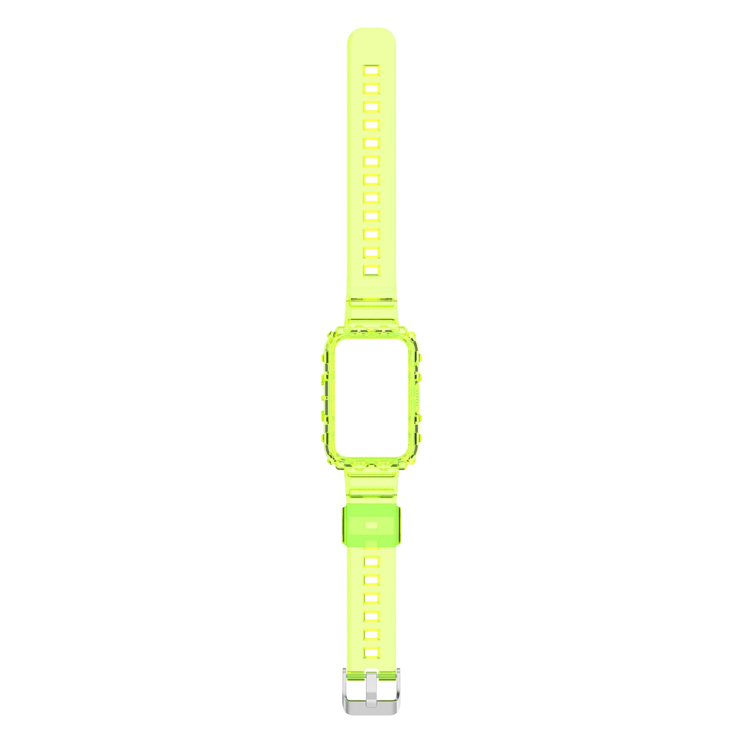 Transparent TPU Integrated Smart Watch Band Wrist Strap Frame for Huawei Watch Fit / Fit 2 / Fit New, One Size