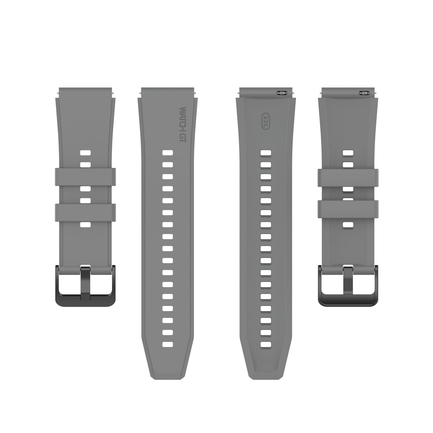 22mm Plain Silicone Watch Band Strap Replacement for Huawei Watch 3/Watch 3 Pro