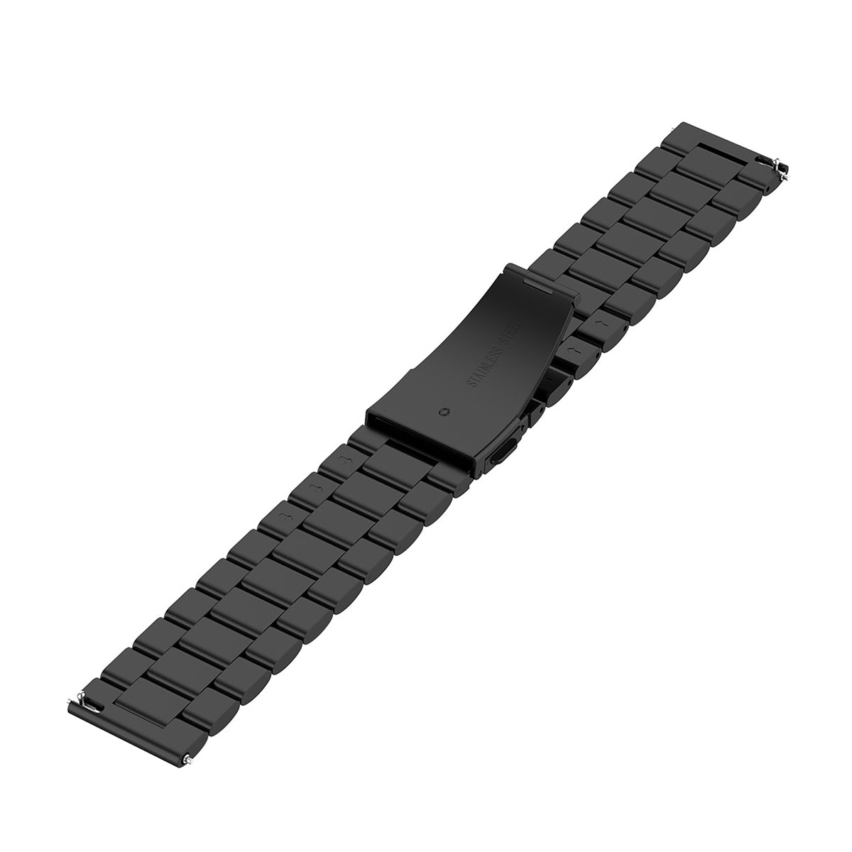 Three Beads Stainless Steel Watch Strap Replacement Band 22mm for Huawei Watch 3/Watch 3 Pro