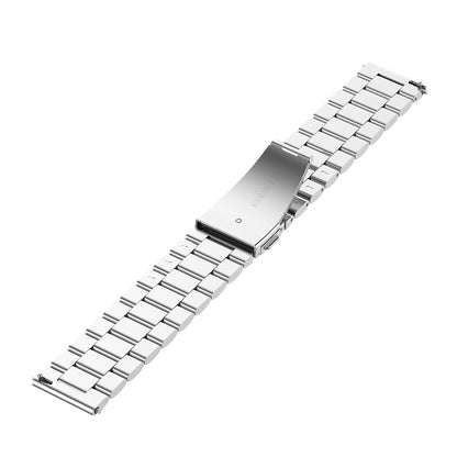 Three Beads Stainless Steel Watch Strap Replacement Band 22mm for Huawei Watch 3/Watch 3 Pro