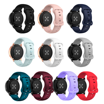 22mm Width Soft Silicone Universal Band Strap Replacement for Huawei Watch 3 / 3 Pro / Samsung Amazfit Watch Etc