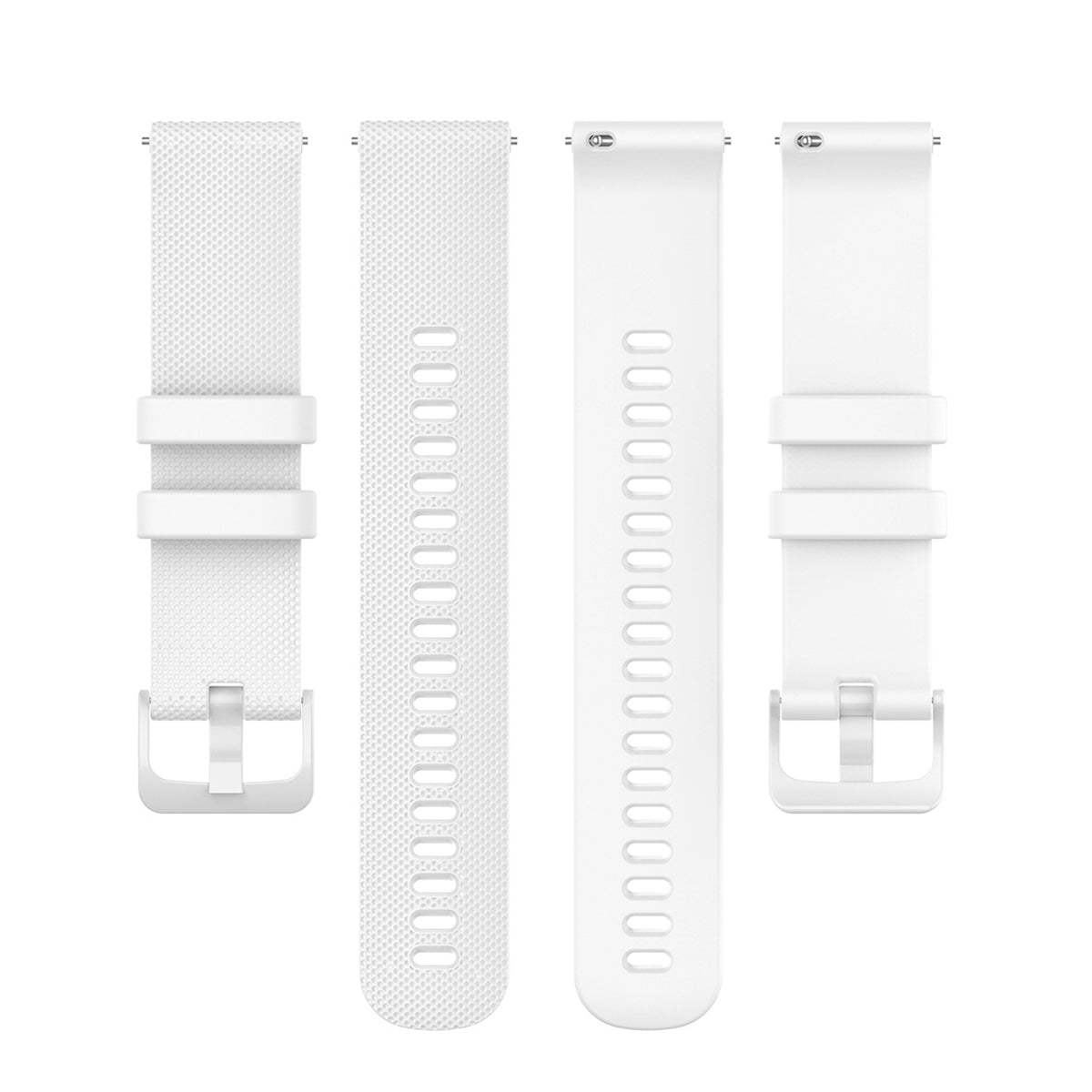 22mm Universal Grid Texture Silicone Watchband Replace Strap for Huawei Watch 3 / 3 Pro / Samsung Amazfit Watch Etc