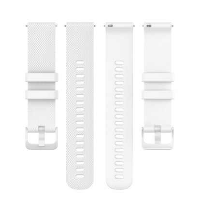 22mm Universal Grid Texture Silicone Watchband Replace Strap for Huawei Watch 3 / 3 Pro / Samsung Amazfit Watch Etc