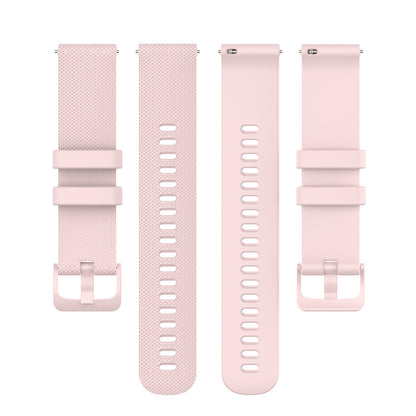 22mm Universal Grid Texture Silicone Watchband Replace Strap for Huawei Watch 3 / 3 Pro / Samsung Amazfit Watch Etc