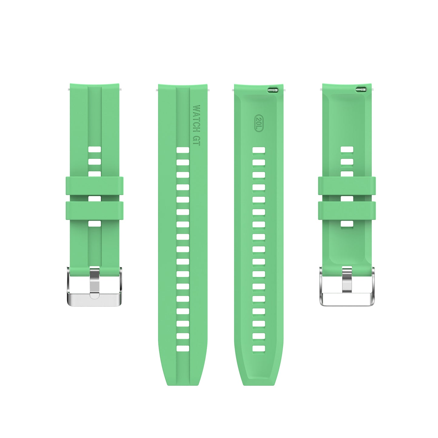 Replacement Silicone Adjustable Watch Band Strap 22mm for Huawei Watch 3/Watch 3 Pro/Watch GT 2 46mm