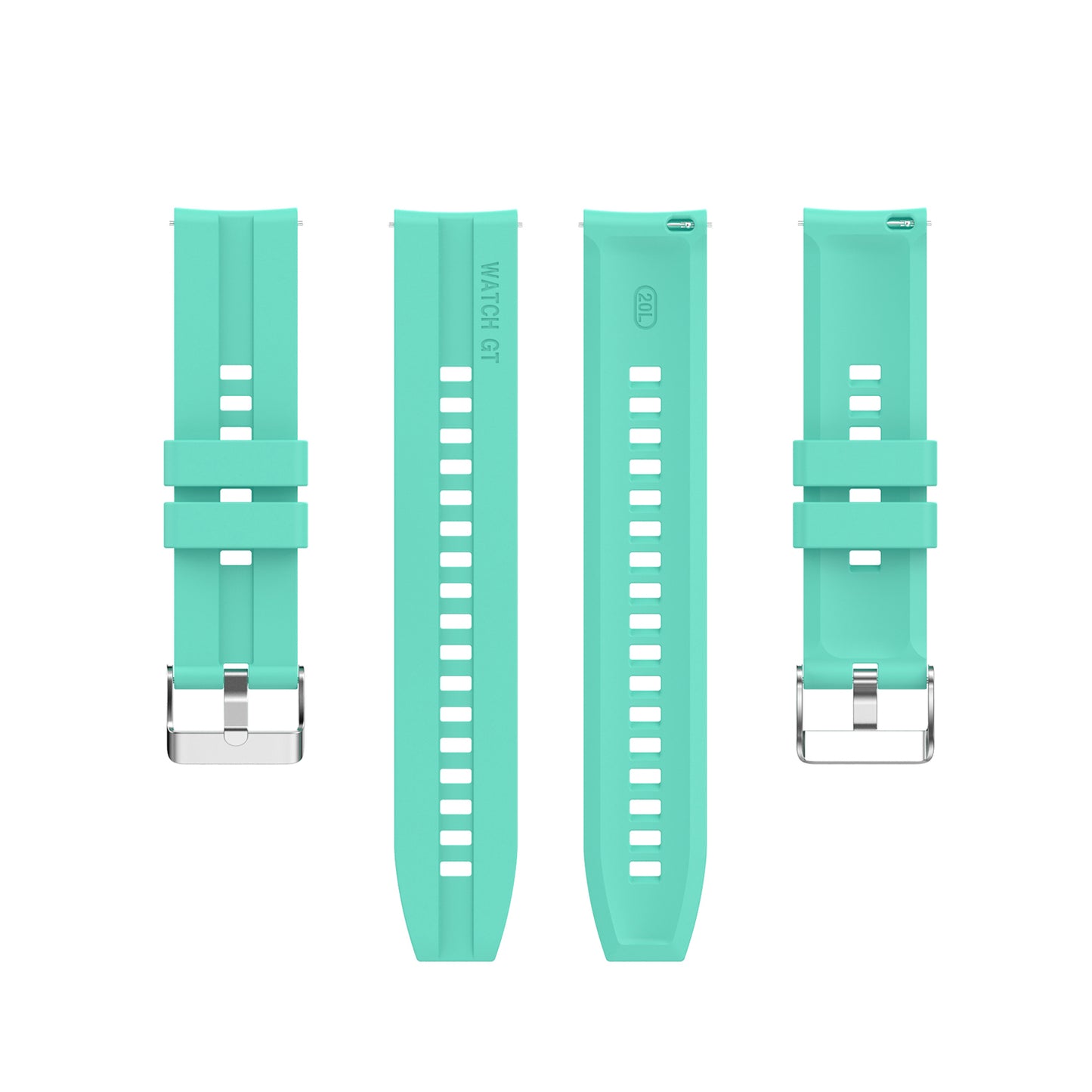 Replacement Silicone Adjustable Watch Band Strap 22mm for Huawei Watch 3/Watch 3 Pro/Watch GT 2 46mm