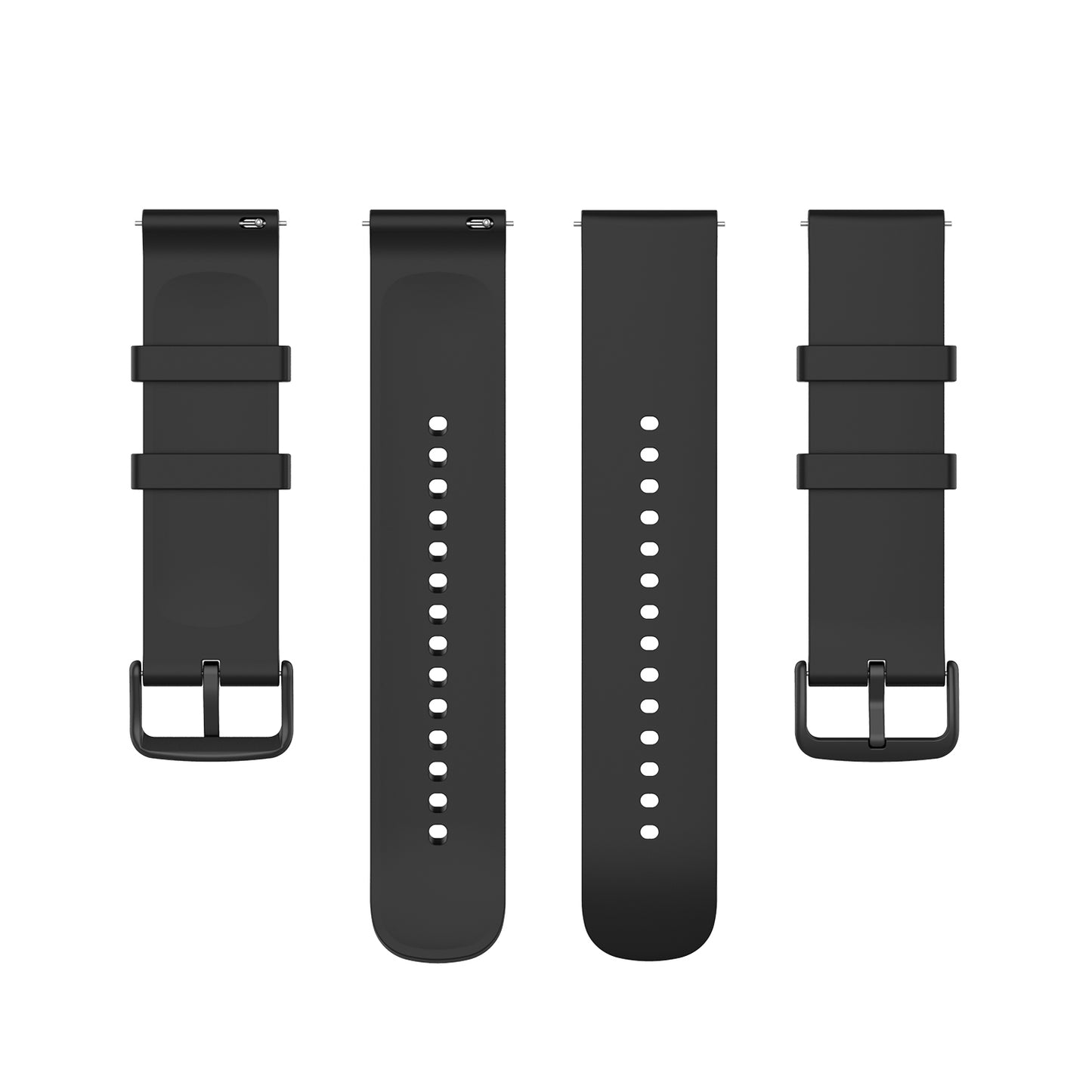 20mm Width Silicone Watch Band Soft Silicone Sport Replacement Wristbands Straps for Huami Amazfit GTR 2 / Amazfit Pop Pro / Amazfit BIP