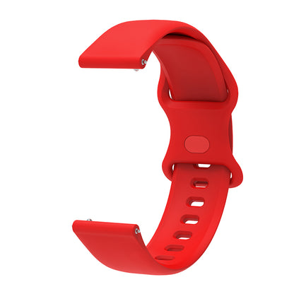 Replacement Silicone Wrist Strap Adjustable Smart Watch Band 22mm for Samsung Huawei Amazfit