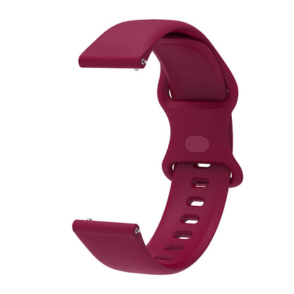 Replacement Silicone Wrist Strap Adjustable Smart Watch Band 22mm for Samsung Huawei Amazfit