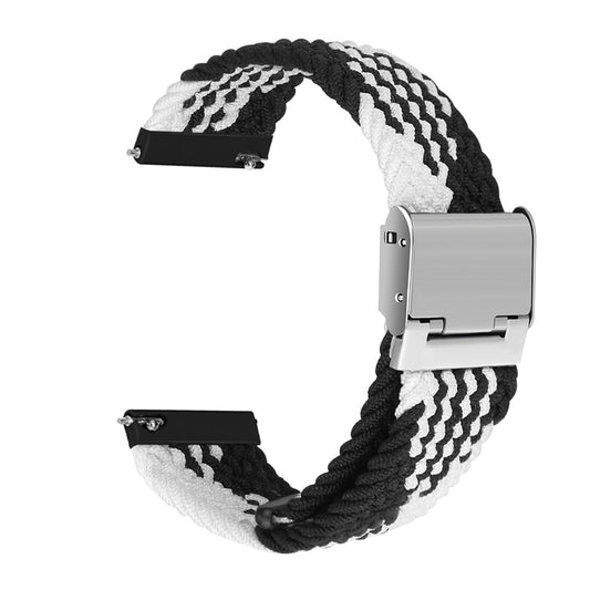 Easy Adjustable Stretchable Braided Nylon Watch Band Replacement Watch Strap 22mm for Samsung Gear S3 Classic/Gear S3 Frontier/Gear S4