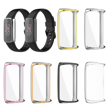 Electroplate TPU Watch Frame Case Protector for Fitbit Luxe