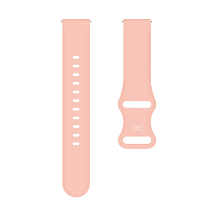 22mm Adjustable Universal Silicone Watchband Strap Replacement Wrist Strap for Xiaomi Haylou RT LS05s/RS3 LS04