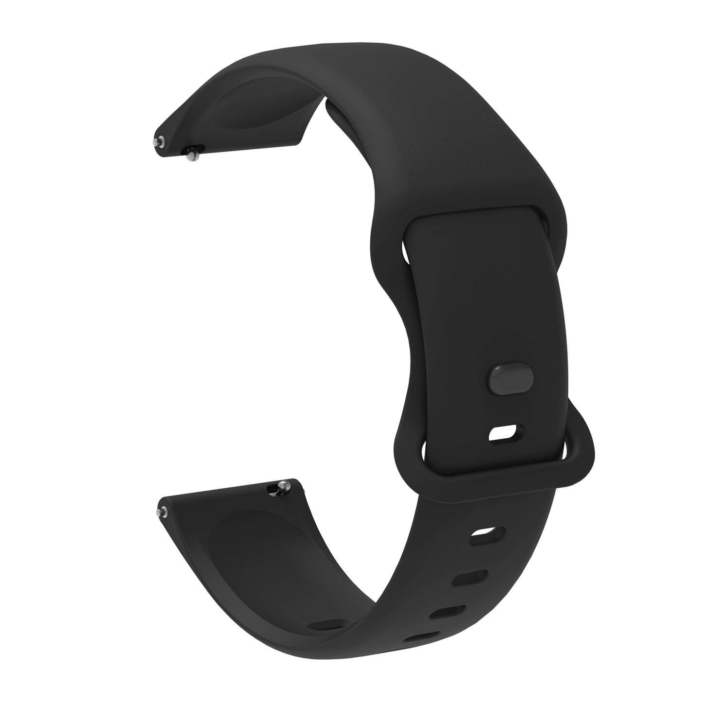 22mm Adjustable Universal Silicone Watchband Strap Replacement Wrist Strap for Xiaomi Haylou RT LS05s/RS3 LS04