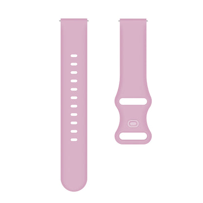 22mm Adjustable Universal Silicone Watchband Strap Replacement Wrist Strap for Xiaomi Haylou RT LS05s/RS3 LS04