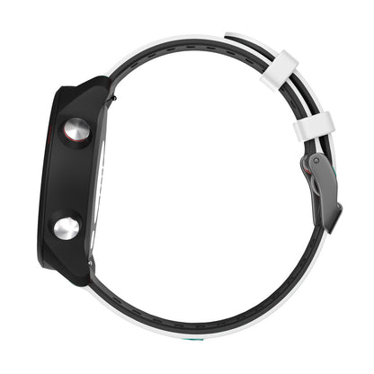 22mm Bi-Color Silicone Watchband Strap Replacement Wrist Strap for Xiaomi Haylou RT LS05s/RS3 LS04