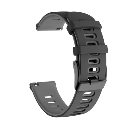 22mm Bi-Color Silicone Watchband Strap Replacement Wrist Strap for Xiaomi Haylou RT LS05s/RS3 LS04