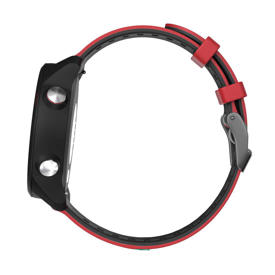 22mm Bi-Color Silicone Watchband Strap Replacement Wrist Strap for Xiaomi Haylou RT LS05s/RS3 LS04