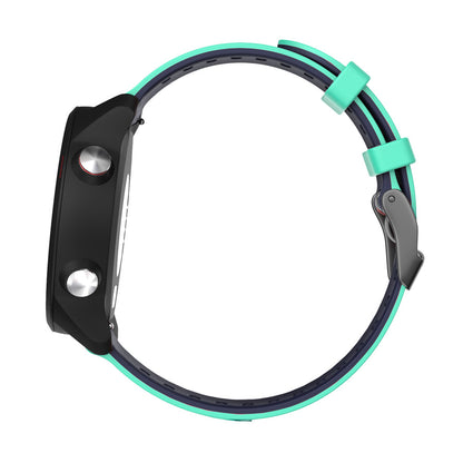 22mm Bi-Color Silicone Watchband Strap Replacement Wrist Strap for Xiaomi Haylou RT LS05s/RS3 LS04