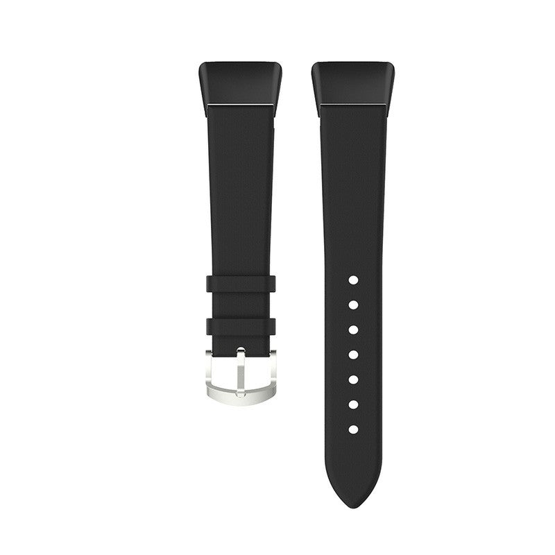 Top Layer Genuine Leather Quick Release Watch Band Strap Replacement for Huawei Band 6/Honor Band 6