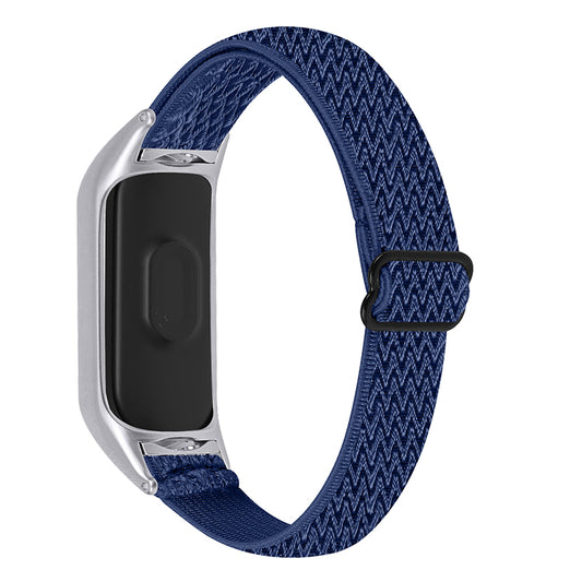 Braided Nylon Strap Watch Band Adjustable Elastic Solo Sports Loop Bracelet for Xiaomi Mi Band 4 / 3