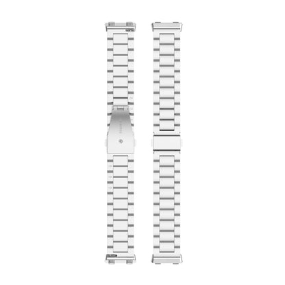 Three Beads Stainless Steel Watch Band Wrist Strap Replacement for Oppo Watch 2 46mm